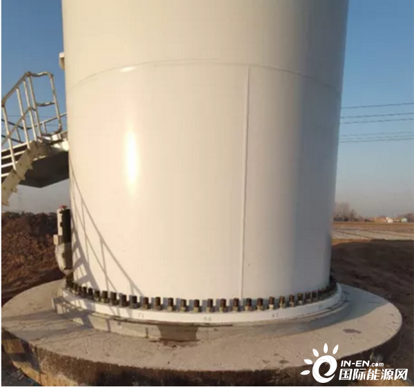 天杉高科在以往风电塔架产品的技术基础上 研发风电锚索式基础 通过"