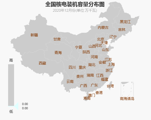 电力装机暴涨7亿千瓦2020全国光伏风火水核电装机容量分布图一览