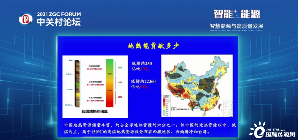 我国地热资源储量丰富,高温地热资源主要分布在西藏,中低温地热资源