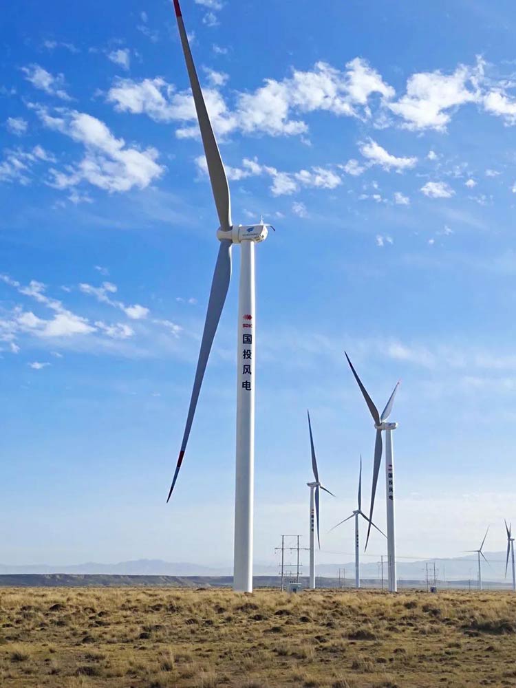 98MW！中国能建EPC总承包的青海湟源两个分散式风电项目正式开工