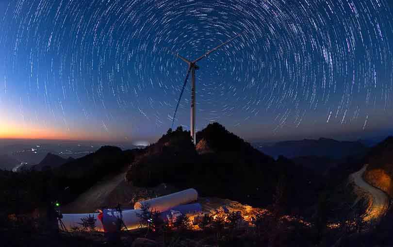京能国际内蒙古通辽1.38GW风电基地项目大林区域成功并网