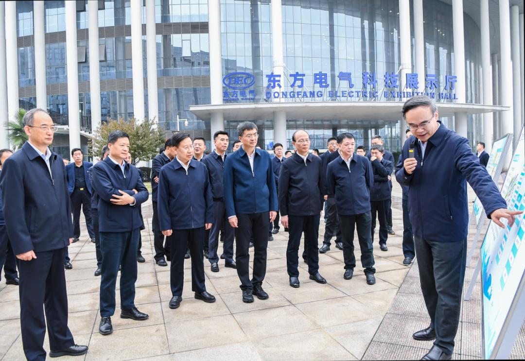 青海省党政代表团到东方电气集团考察