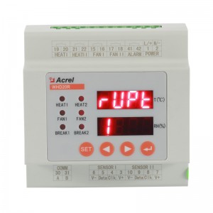 安科瑞WHD20R-11温湿度变送器控制器导轨式安装
