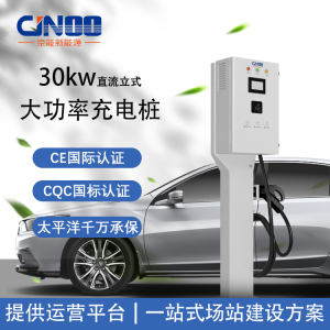京能直流充电桩壁挂式新能源汽车通用20kw快速充电可预约充电