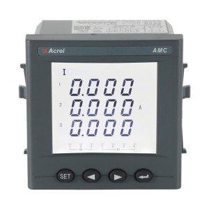 安科瑞三相智能电流表AMC96L-AI3开孔88*88mm