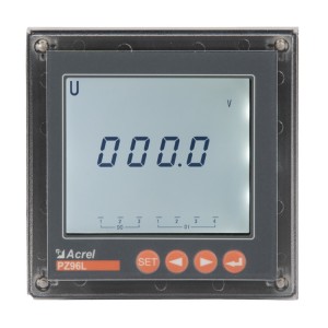 安科瑞PZ96L-A*/M面板式单相电压表 输出4-20mA