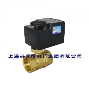 上海兴麦隆 BV2054电动调节球阀 中央空调冷热水系统