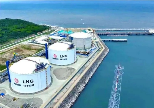 中石化十建公司承建的漳州液化天然气接收站工程正式投产