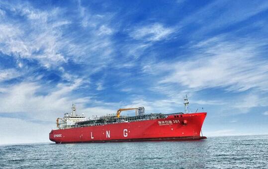 上海港完成首次散装船LNG锚地加注作业