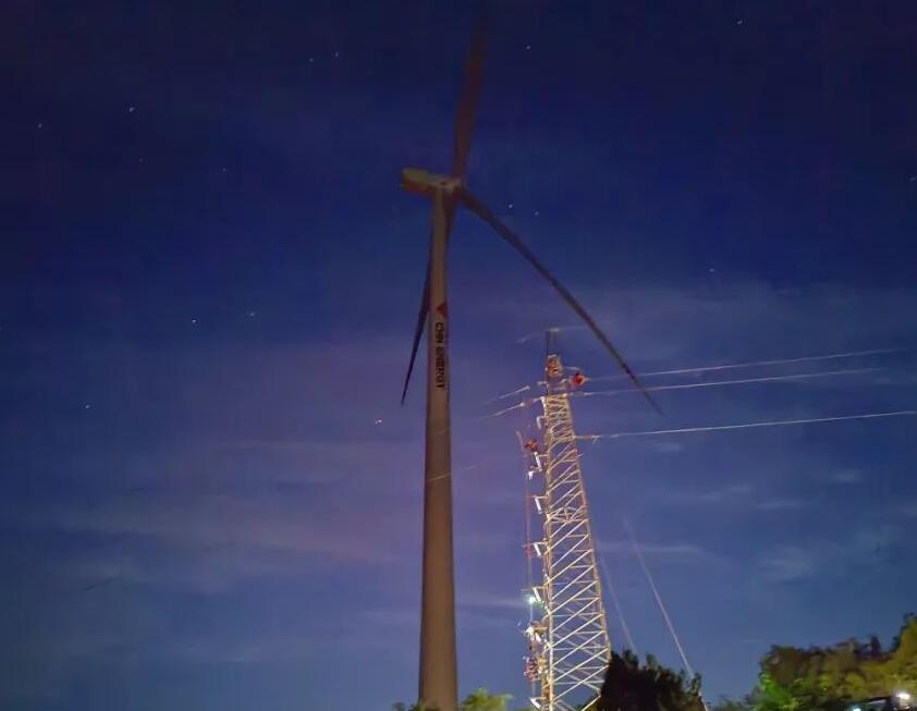 河南济源大岭四期100MW风电项目完成全容量投产