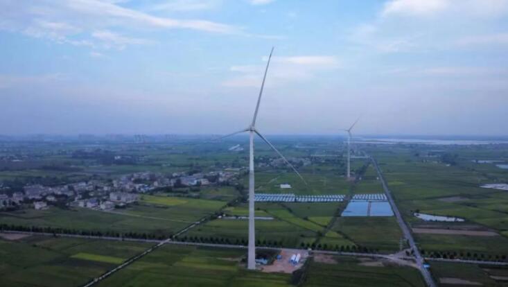 250MW！三峡能源阜阳南部风光电基地（颍上）风电项目并网