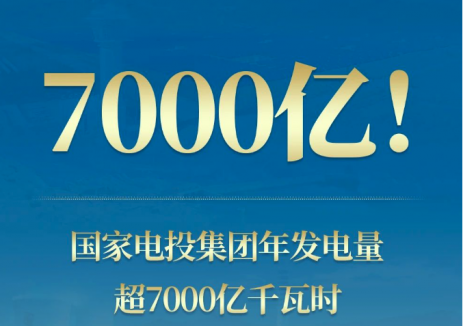 超7000<em>亿千瓦</em>时！国家电投集团年发电量创历史最好水平！