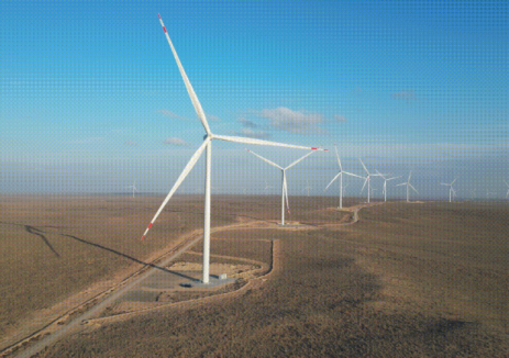 中国能建承建的乌兹别克斯坦<em>布哈拉</em>风电项目巴什风场最后一批风机通过168小时可靠性测试