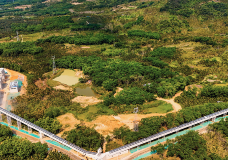 中国能建广东院投资建设的海南定安大岭花岗岩矿山分布式