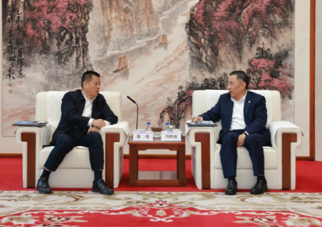 宋海良与山东能源集团党委书记、董事长李伟会谈