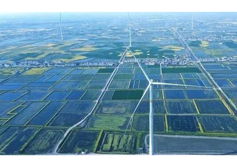 华润潜江张金200兆瓦风电项目全容量并网