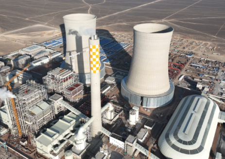 中国能建承建的华润电力新疆重能石头梅2×100万千瓦煤电项目1号机组并网一次成功