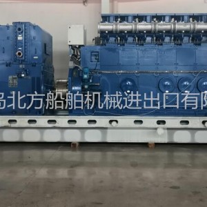 库存MAN 6L27/38重油发电机组4台用于8MW电站