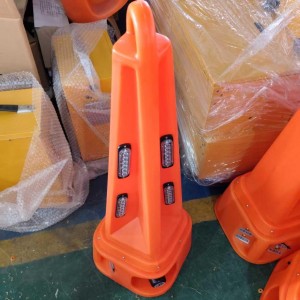 衢州市声光路锥报警器支持喊话施工作业