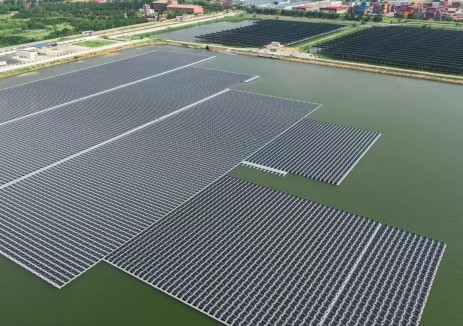 我国首座海水漂浮式光伏项目建成投用