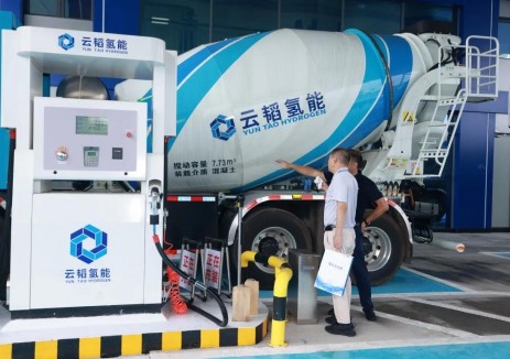 云韬氢能华南首座「4台8注」单日最高加注4000公斤加氢