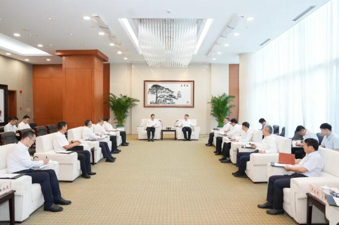 温枢刚张文峰会见哈电集团董事长黄伟、总经理刘清勇
