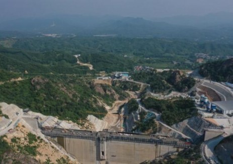 魯山<em>抽水蓄能</em>電站下水庫大壩順利蓄水