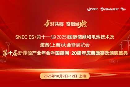 SNEC ES & 国能网·第十届新能源产业年会暨20周年庆典