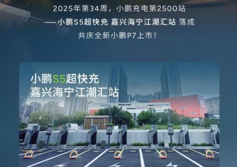 重大突破丨小鹏全国自营充电站达成2500站里程碑！