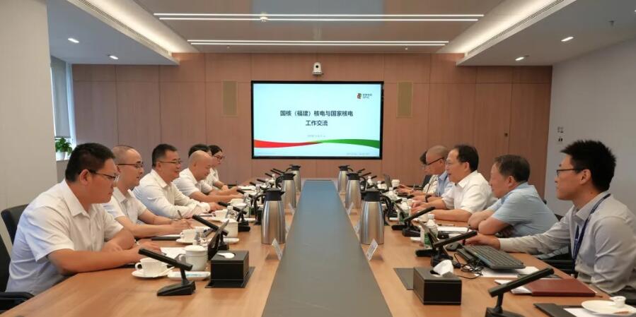 孙群力拜会国家核电董事长叶元伟