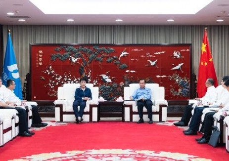江毅与山西省副省长赵红严举行会谈
