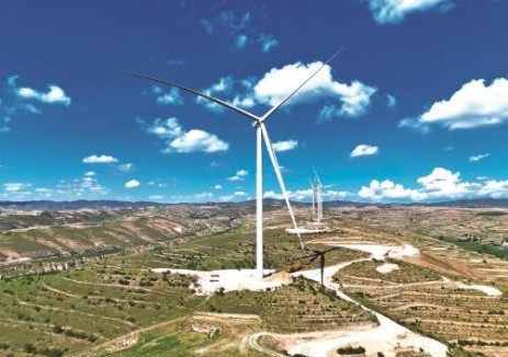 腾格里“沙戈荒”大基地首个<em>风电</em>项目施工正酣