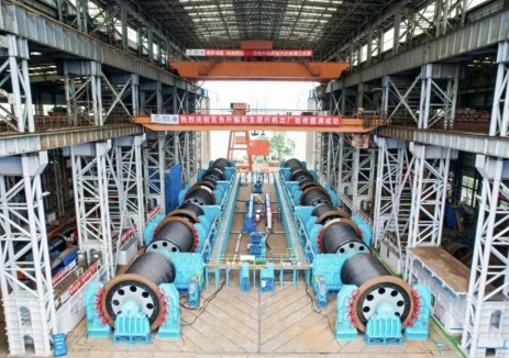 世界最大卷扬式垂直升船机广西百色水利枢纽通航设施工程升船机主提升机顺利交付