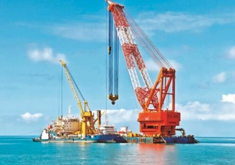 国家能源集团在琼首个海上风电项目主体工程开工