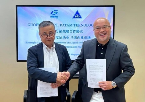 国富氢能携手PT. BTG新加坡签约 共拓东南亚氢能消纳市场