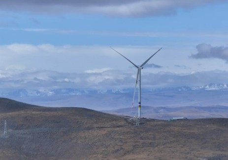 5320米！西藏华电山南琼结风电项目首台风机基础成功浇筑