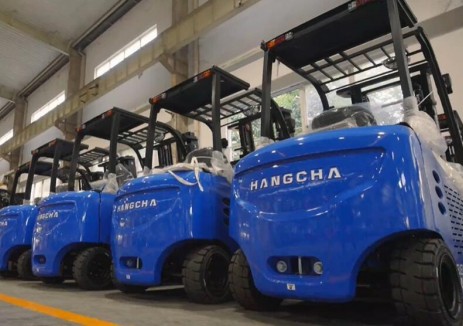 杭叉氢能叉车“108将”隆重出征