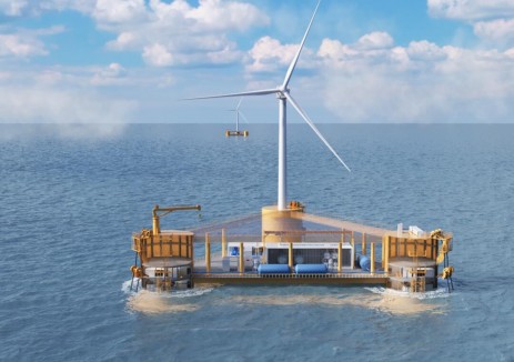 东方电气漂浮式风电制氢平台获原则性批准证书