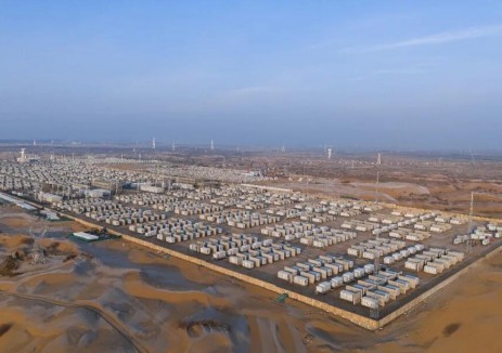 内蒙古鄂尔多斯市谷山梁100万千瓦/400万千瓦时独立储能电站项目成功并网