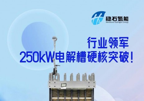 硬核实测破局！稳石氢能250kW AEM电解槽多项核心指标领跑行业