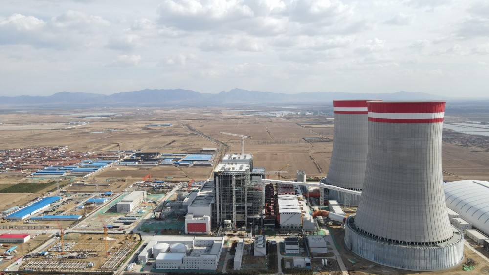 中国能建建筑集团承建的大同湖东电厂1号锅炉水压试验一次成功