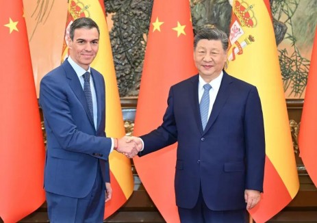 習(xí)近平會(huì)見(jiàn)西班牙首相桑切斯，加強(qiáng)新能源、智能經(jīng)濟(jì)等領(lǐng)域合作
