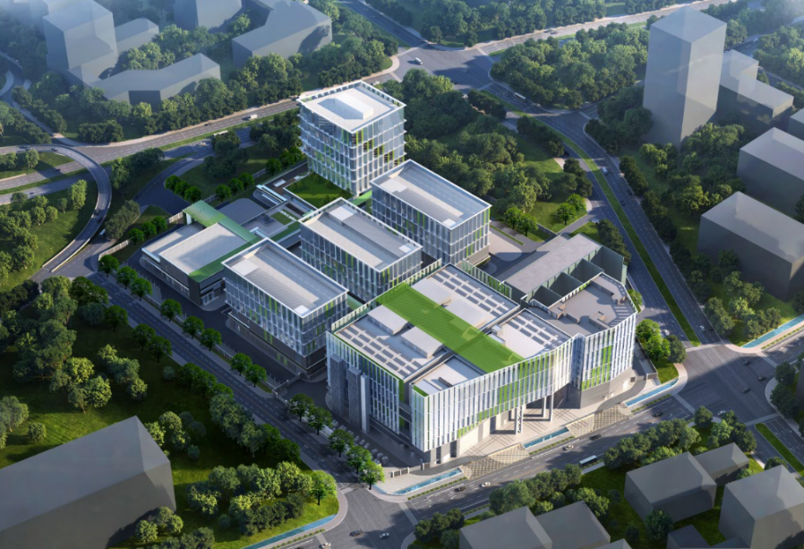 ▲广州天河棠下柔直背靠背及配套工程效果图。（广州供电局 供图）.png