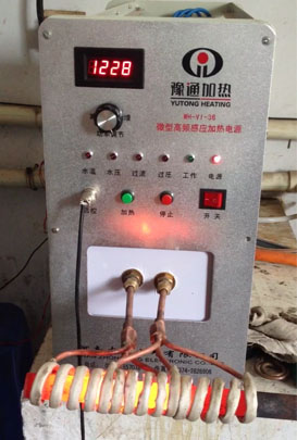 Φ22mm钻杆高频感应加热炉超耐用