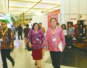 第40届印度尼西亚国际石油<em>天然气大</em>会暨展览会开幕