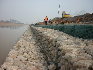 河道治理铅丝笼 水利工程铅丝石笼网