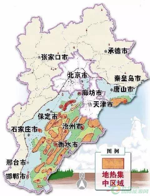 河北地热分布