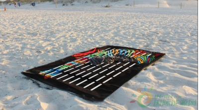 太阳能沙滩巾