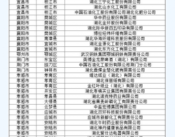 2017年湖北省国家<em>重点监控企业</em>名单