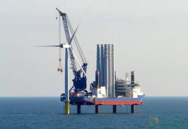 欧洲的海上风电安装船